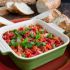 Bacon roasted pepper mozzarella dip