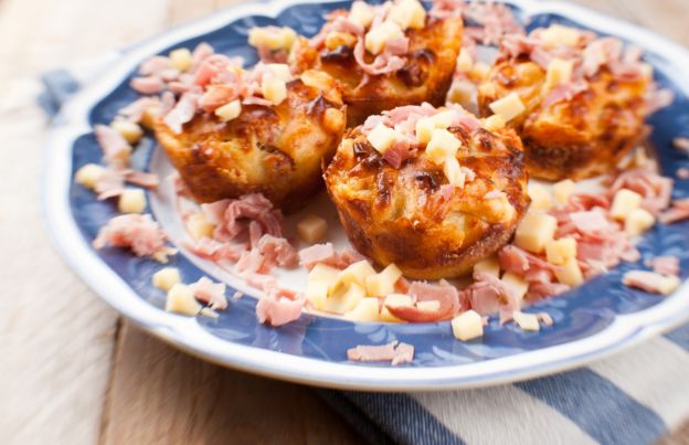 Ultimate cheesy bacon muffins