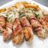Tangy bacon-wrapped chicken tenders