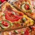Southwestern-style bacon and veggie pizza