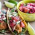 Baja Fish Tacos With Red Pomegranate Jewels