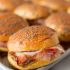 Baked apple butter ham and cheese sliders