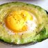 Baked egg in avocado