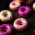 Baked vanilla bean donuts