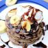 Banana split pancakes