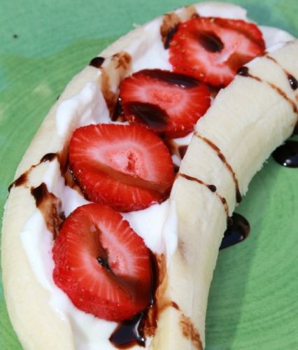 Healthy Banana Split