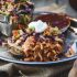 BBQ Chicken & Slaw Savory Pancakes