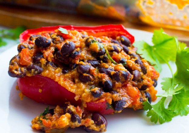 Easy Vegetarian Stuffed Peppers