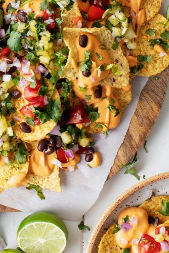 Chipotle Cauliflower Nachos