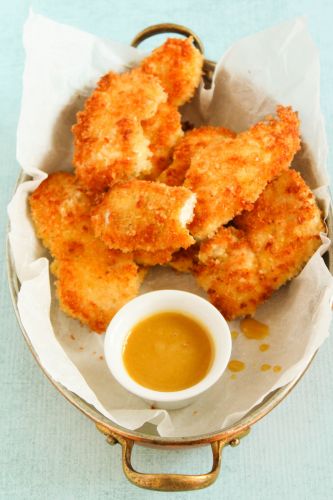 Crispy Parmesan Panko Chicken Tenders