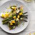 Goat Cheese Tartines with Hard Boiled Egg Vinaigrette