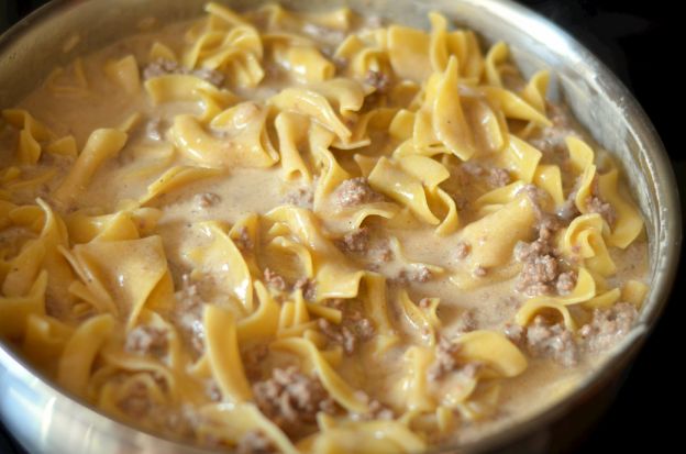 Beef stroganoff Hamburger Helper
