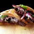 Slow Roasted Balsamic Beef Waffle Sandwich