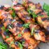 Beer and Honey BBQ Chicken Skewers