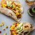 Beer battered tofu tacos with mango salsa