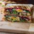 Grilled Egg, Avocado and Cheese Sandwich with Beetroot Relish