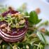 Beet and goat cheese Napoleons