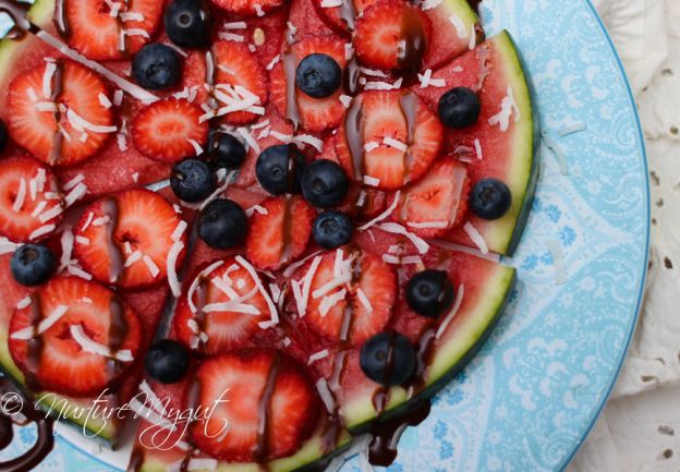 Berry Watermelon Pizza