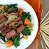 Grilled Bison & Sweet Potato Kale Salad