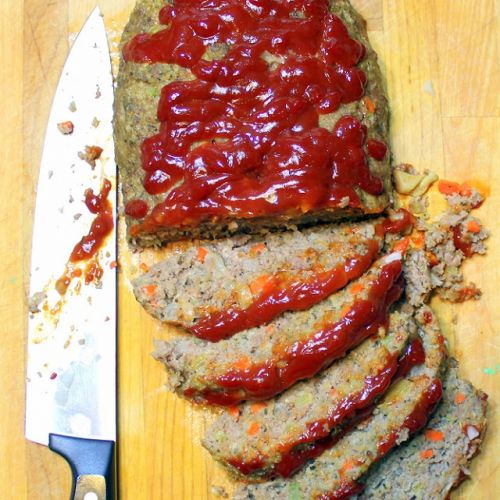 Roasted Garlic Buffalo Meatloaf