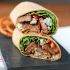 Black and blue steak wraps