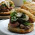 Blue Cheese Biscuit Sliders with Steak and Garlic Mayo