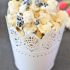 Blueberries and cream popcorn