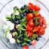 Blueberry Caprese salad