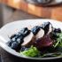 Pork tenderloin with blueberry sauce