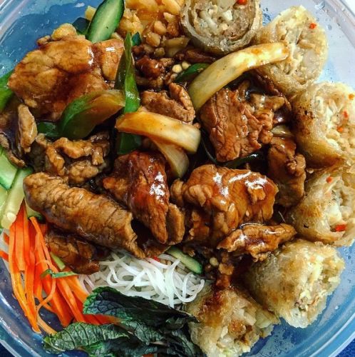 Bun Bo Xao (Vietnamese Noodle Salad)