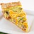 Boudin and green pepper quiche