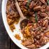 Bourbon Sweet Potato Casserole With Sweet'n'Savory Bacon Pecans