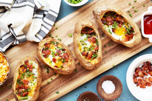 Breakfast Baked Potatoes