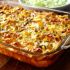 Breakfast strata with ham, zucchini and corn