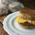 Healthy breakfast sandwiches