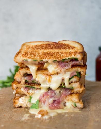 Pear and Brie Grilled cheese