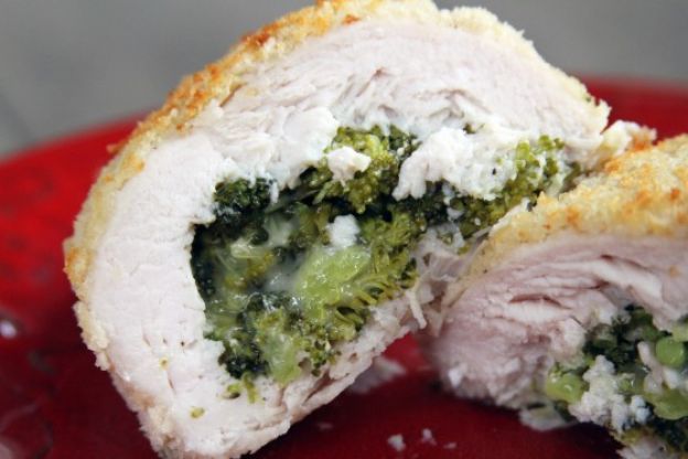 Broccoli and Fontina Stuffed Chicken
