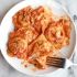 Brown-butter lobster ravioli with tomato cream sauce