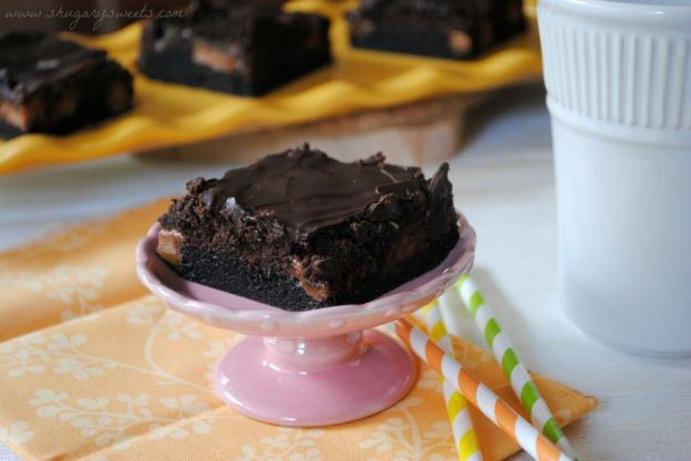 Milky Way double fudge brownies