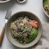 Brussels Sprouts Soba Noodle Salad with Miso-Tahini Dressing