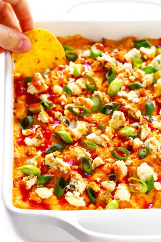Skinny Buffalo Chicken Dip