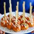 Buffalo chicken meatballs