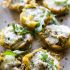Burrata & Pesto Spaghetti Squash Muffin Pizzas
