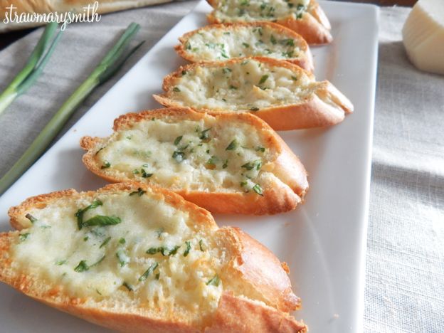 Buttered Parmesan Crostini