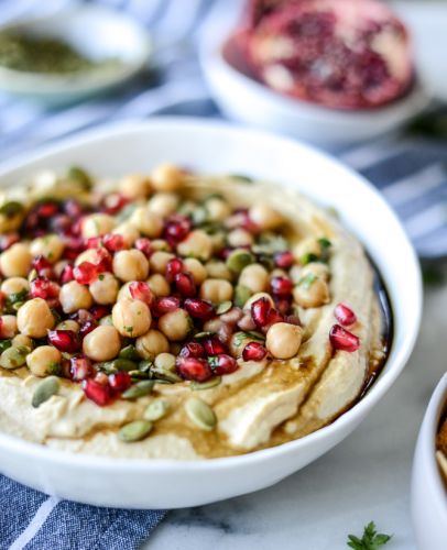 Roasted butternut squash hummus