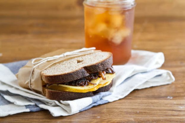 Butternut Squash and Balsamic Onion Sandwich