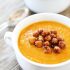 Sweet and savory butternut squash soup
