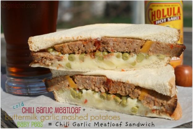 Chili Garlic Meatloaf Sandwich