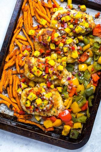 Sheet Pan Coconut Crusted Chicken