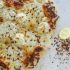 White Pizza with Garlic Bread Crust